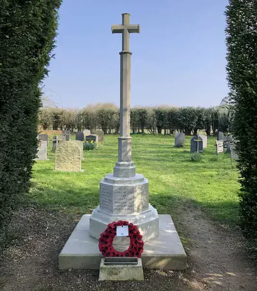 The War memorial at All Saints