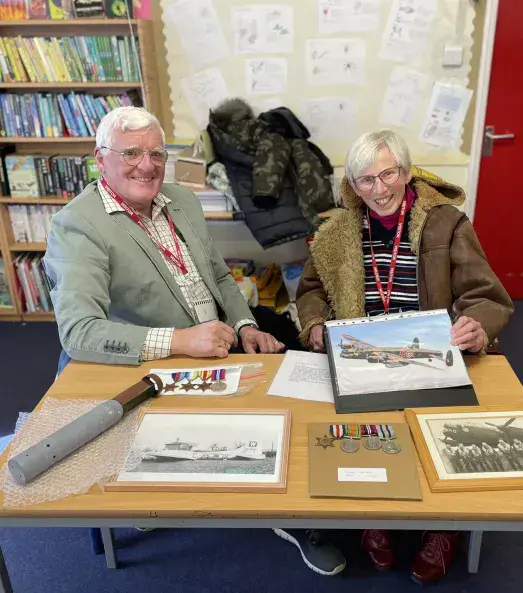 Residents of Little Cornard being interviewed